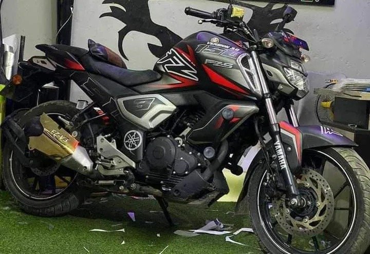 Fzsv3 decals sticker black bike