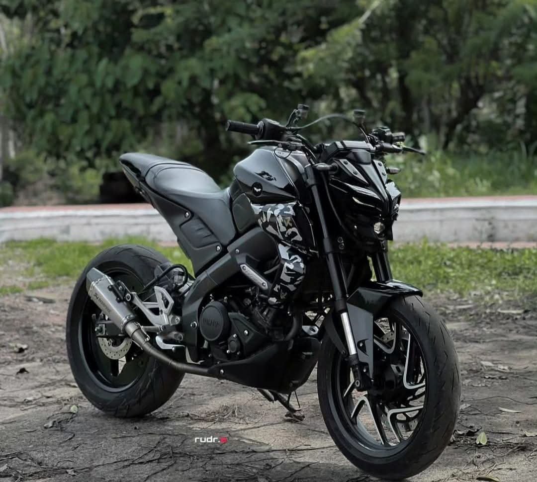 MT15 black colour decals sticker