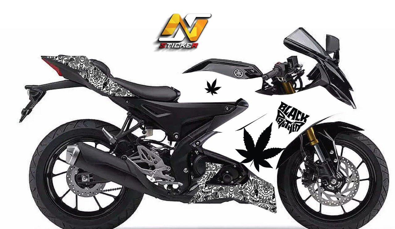 R15m/V4 white colour decals sticker
