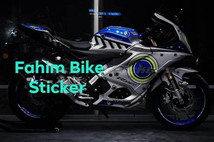 R15m/V4 silver colour decals sticker