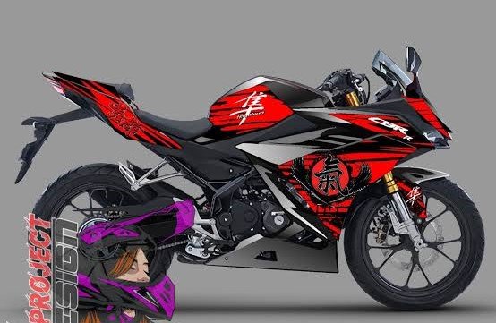 CBR 150 red edition decals sticker