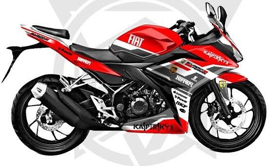 CBR 150 Red edition premium decals sticker