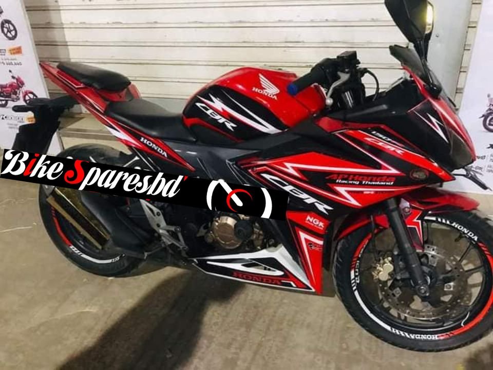 CBR150 red colour decals sticker