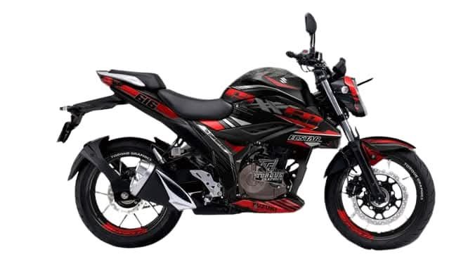 Gixxer fi premium model decals sticker