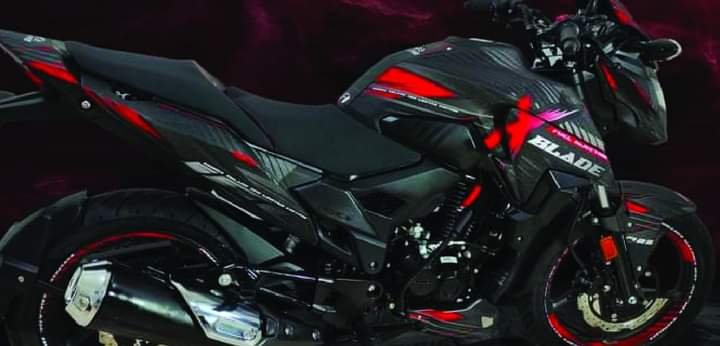 Honda Xblade silver decals sticker