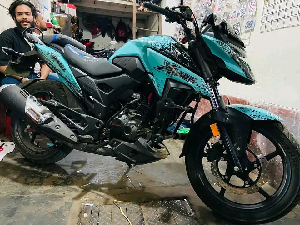Honda Xblade sky blue edition decals sticker