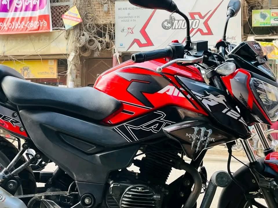 Tvs raider red monster Edition decals sticker
