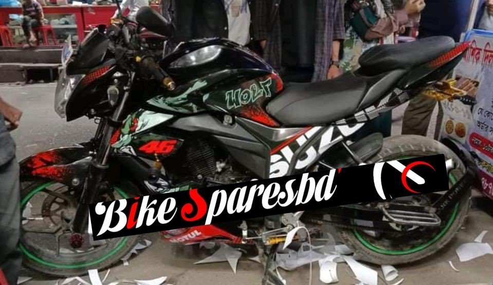 gixxer monotone black edition premium decals sticker set