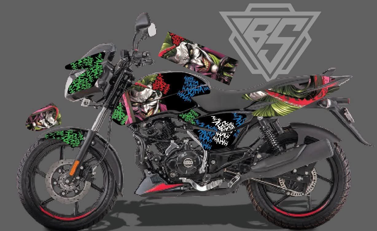 pulsar joker design decals sticker set