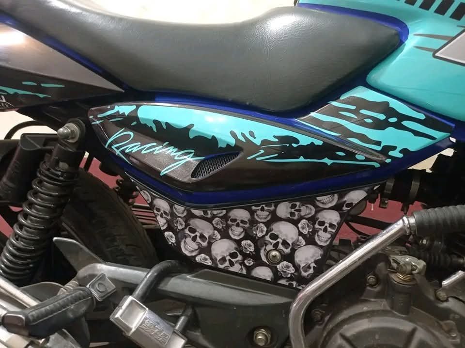 pulsar light blue colour premium edition decals sticker set