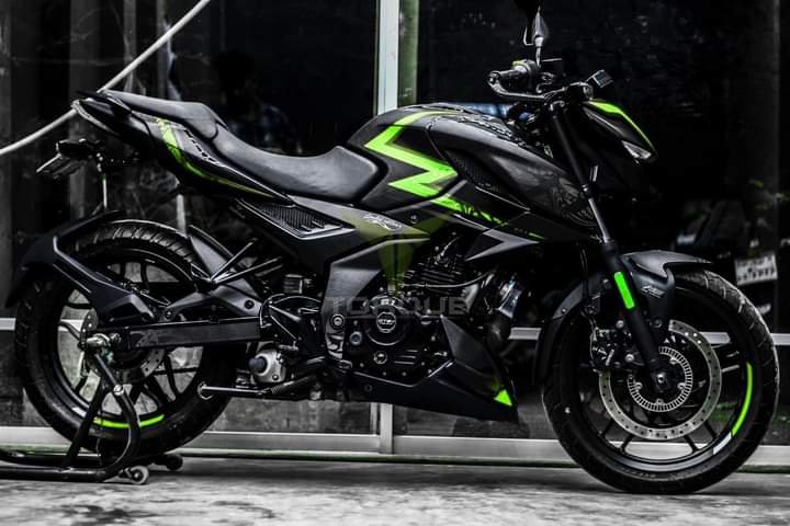 pulsar n160 black colour super premium quality decals sticker set