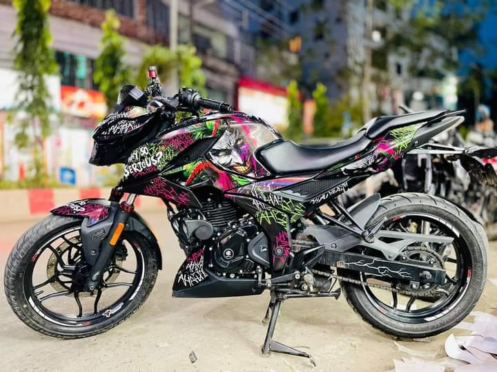 tvs 4v joker premium edition decals sticker set