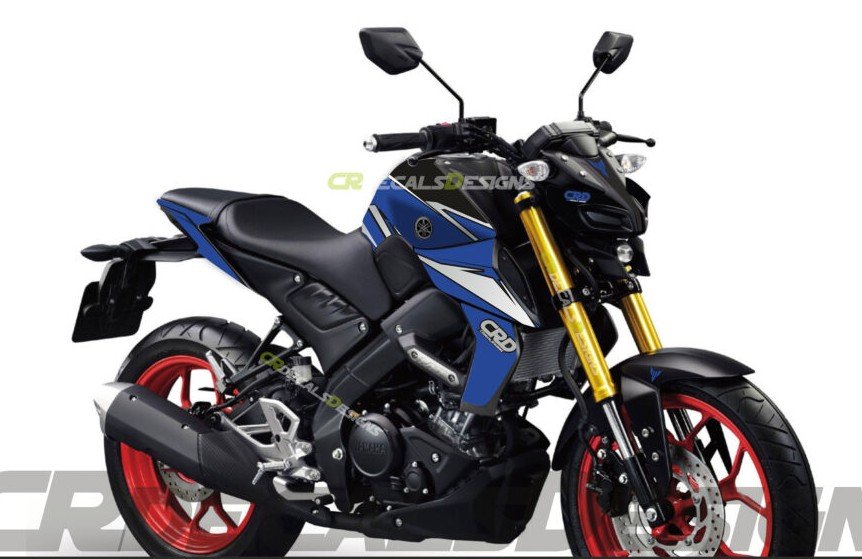 mt15 blue colour premium edition decals sticker set
