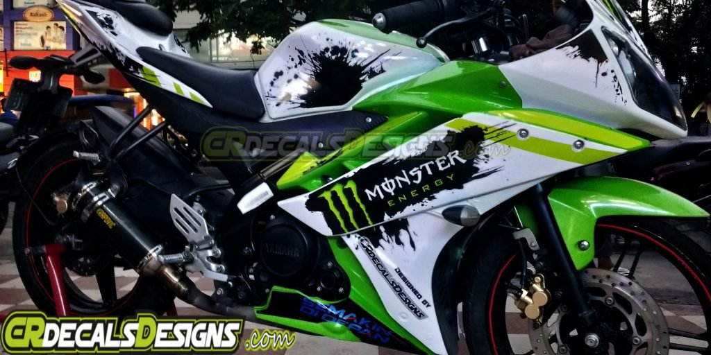R15v2 monster edition premium quality decals sticker set