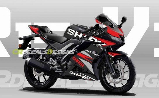 R15v3 Red shark edition premium quality decals sticker set