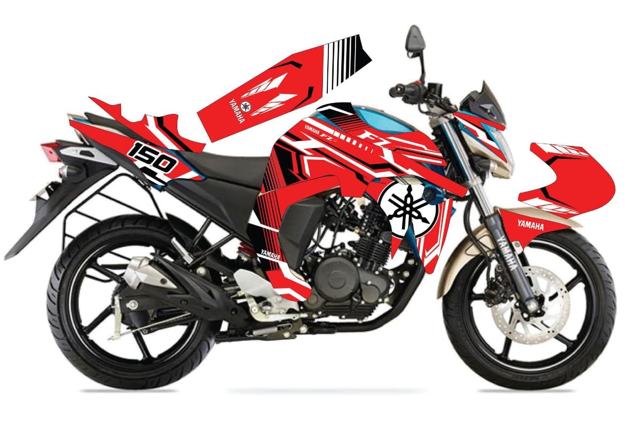 Fzv2 red prime edition decals sticker set