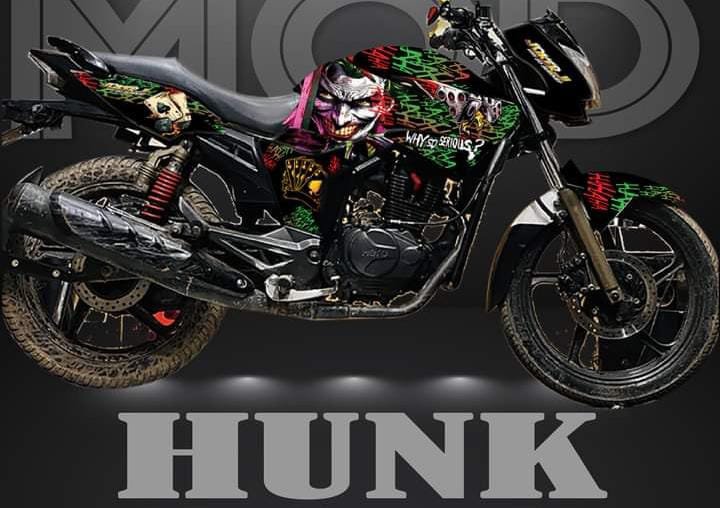hunk joker edition decals sticker set