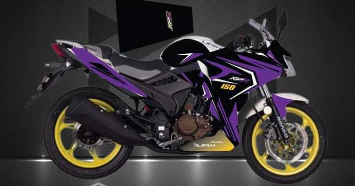 kpr dark purple colour premium quality decals sticker set