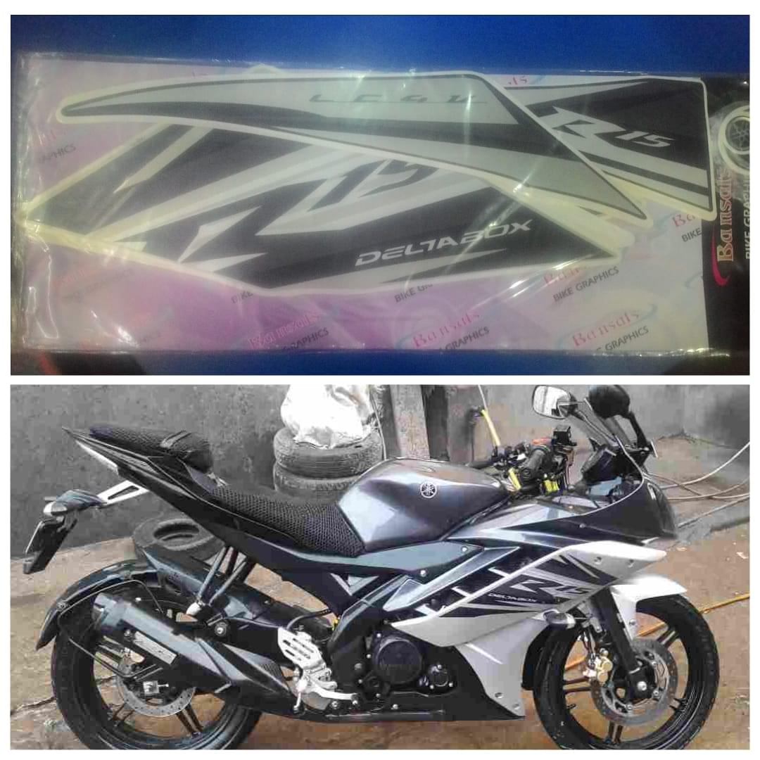 R15 v2 gry silver full set sticker
