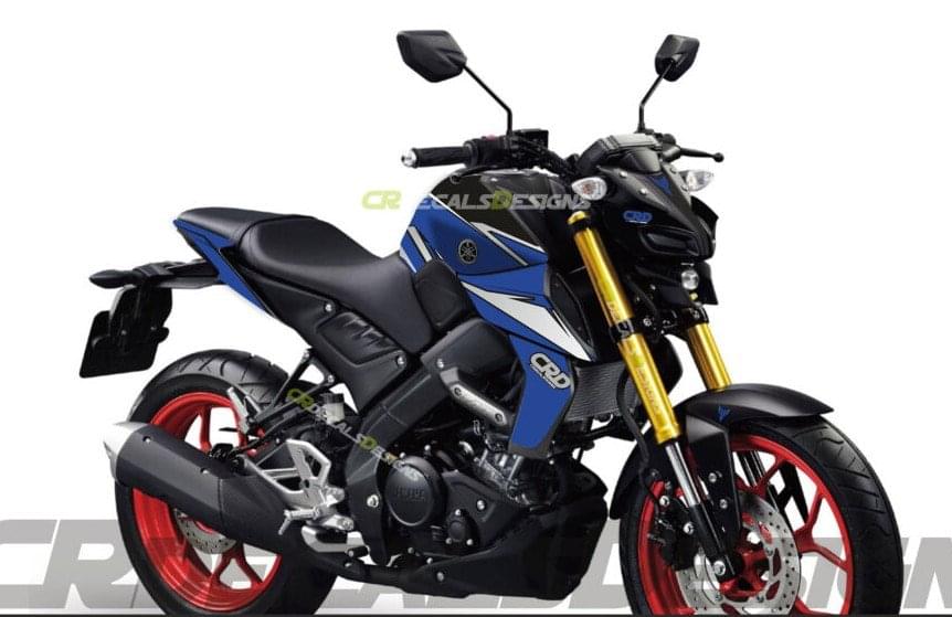 mt15 blue colour premium edition decals sticker set